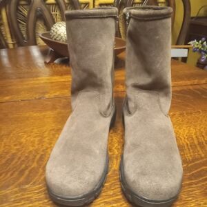 Cabela's Women's Brown Leather Suede Winter Hiking Boots Size 8 1/2 M